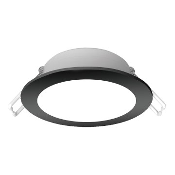 Aigostar - LED Bathroom recessed light LED/4,8W/230V 3000K black IP65