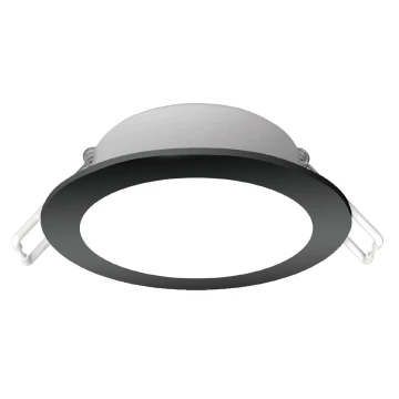 Aigostar - LED Bathroom recessed light LED/4,8W/230V 3000K black IP65