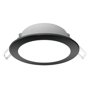 Aigostar - LED Bathroom recessed light LED/4,8W/230V 4000K black IP65