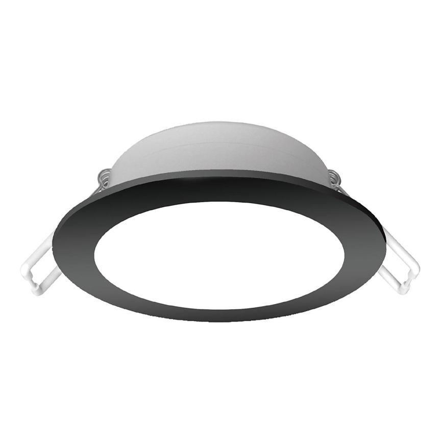 Aigostar - LED Bathroom recessed light LED/4,8W/230V 4000K black IP65