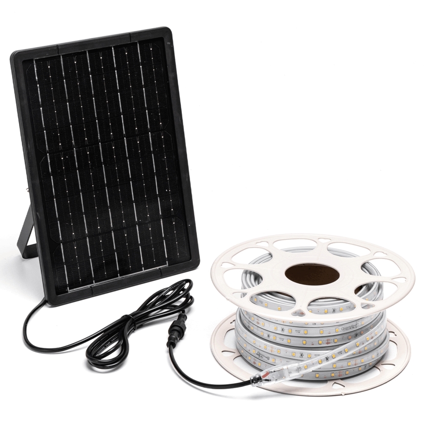 Aigostar - LED Dimmable solar strip LED/10W/3,2V 10 m 2700K IP65 + remote control