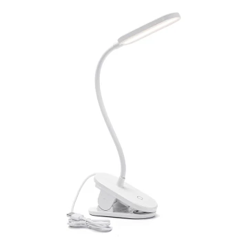 Aigostar - LED Dimmable table lamp with clip LED/2,5W/5V white