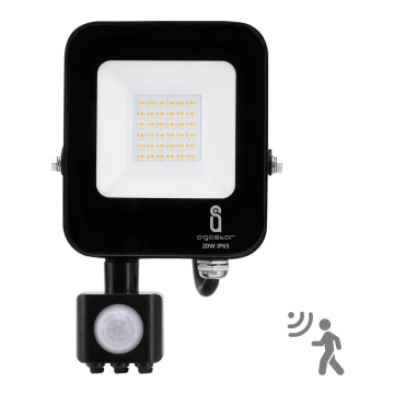 Aigostar - LED Floodlight with a sensor LED/20W/230V 4000K IP65