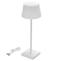 Aigostar - LED Outdoor dimmable rechargeable table lamp LED/4W/5V 3600mAh white IP54