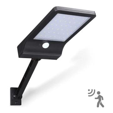 Aigostar - LED Solar street lamp with a sensor LED/2,3W/5,5V IP65