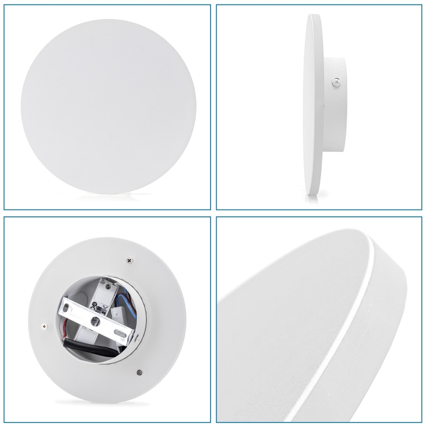 Aigostar - LED Wall light LED/6,5W/230V 3000K 18 cm white