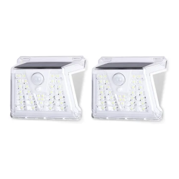 Aigostar - SET 2x LED Outdoor solar light with sensor LED/1,48W/3,7V IP65