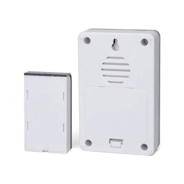 Aigostar - Wireless doorbell 3xAA IP44 white/silver