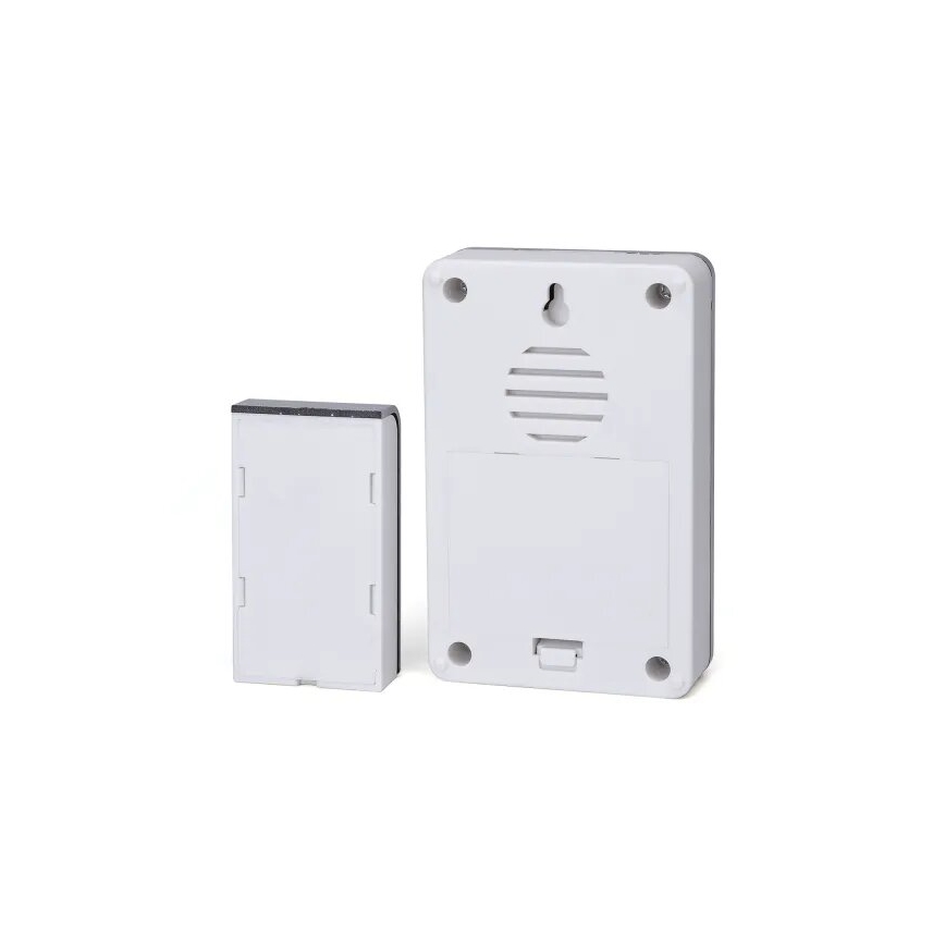 Aigostar - Wireless doorbell 3xAA IP44 white/silver