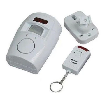 Alarm with sensor and remote control 4xAA