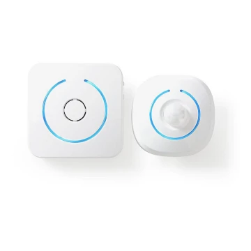 Alarm with wireless motion sensor 6xAA white