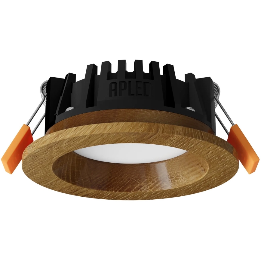 APLED - LED Recessed light RONDO WOODLINE LED/3W/230V 4000K d. 9 cm oak solid wood