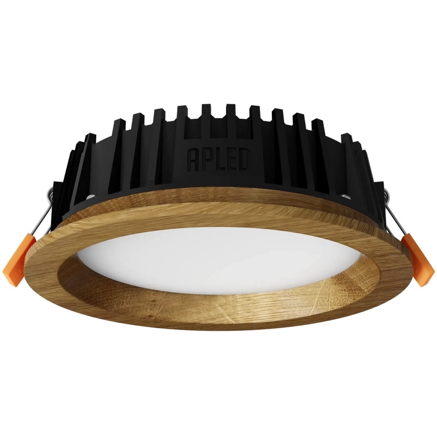 APLED - LED Recessed light RONDO WOODLINE LED/6W/230V 4000K d. 15 cm oak solid wood