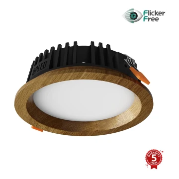 APLED - LED Recessed light RONDO WOODLINE LED/6W/230V 4000K d. 15 cm oak solid wood