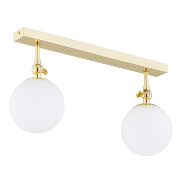 Argon 0844 - Bathroom surface-mounted chandelier LATINA 2xE14/7W/230V IP44 brass