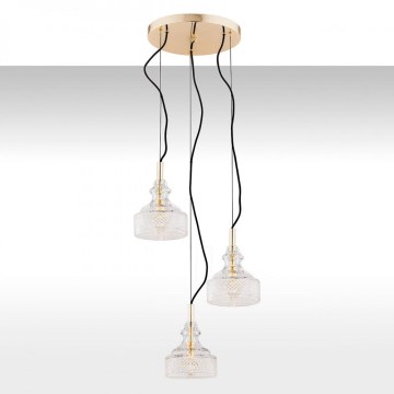 Argon 1462 - Chandelier on a string CRUZ 3xE14/7W/230V