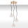 Argon 1462 - Chandelier on a string CRUZ 3xE14/7W/230V