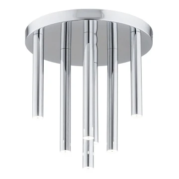 Argon 5025 - LED Surface-mounted chandelier SANDRINO 7xLED/3W/230V shiny chrome
