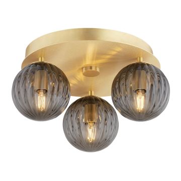 Argon 6308 - Ceiling light PALOMA 3xE14/7W/230V gold/black