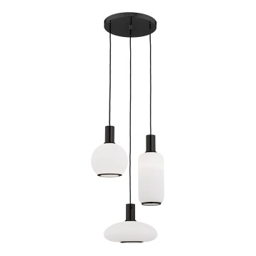 Argon 6323 - Chandelier on a string SAGUNTO PLUS 3xE27/15W/230V black