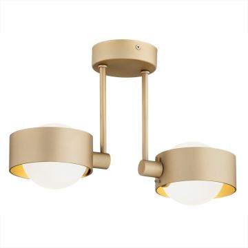 Argon 7215 - Bathroom chandelier on a pole MASSIMO PLUS 2xG9/6W/230V IP44 gold