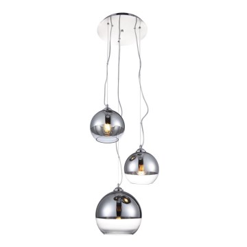 Azzardo AZ4750 - Chandelier on a string BALL 3xE27/40W/230V round