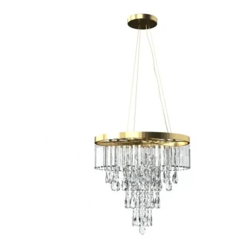 Azzardo AZ4905 - Crystal chandelier on a string KALABRIA 12xG9/40W/230V