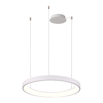 Azzardo AZ5018 - LED Dimmable chandelier on a string AGNES LED/48W/230V d. 58 cm white