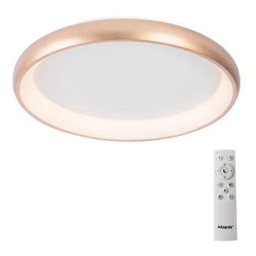Azzardo AZ5070 - LED Dimmable ceiling light ANTONIO LED/32W/230V gold + remote control