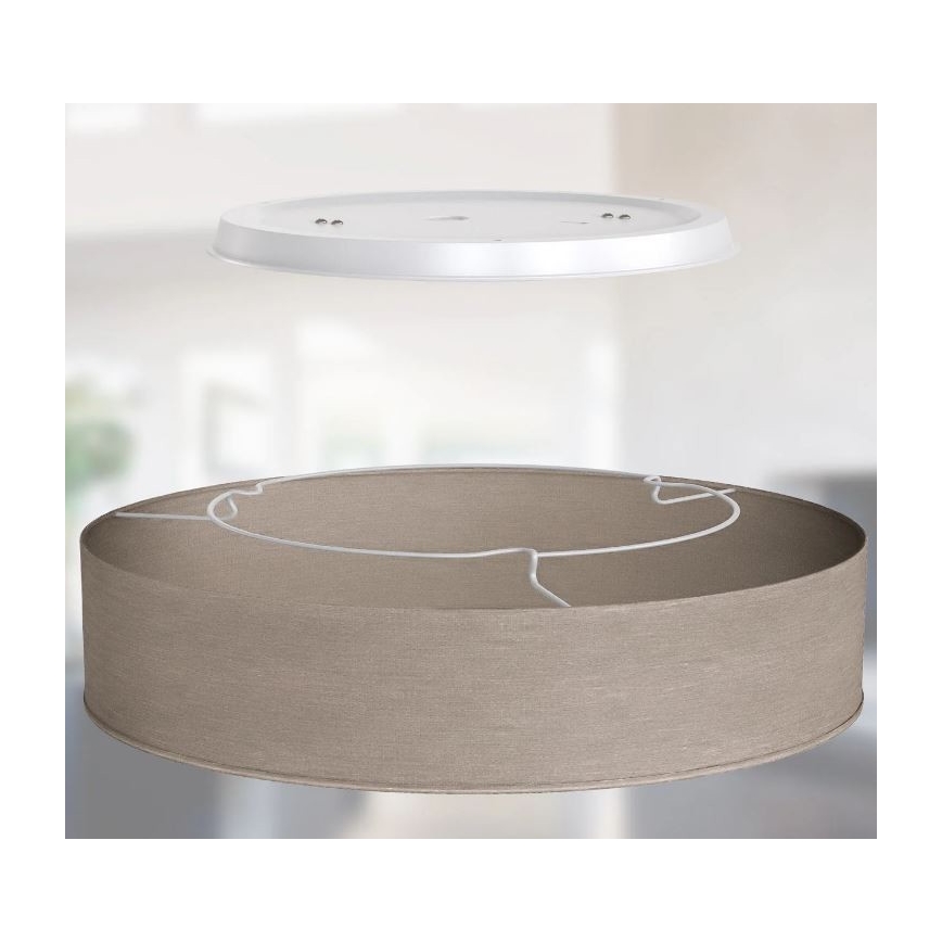 B.K. Licht 1395 - LED Ceiling light LED/20W/230V taupe