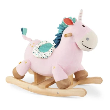 B-Toys - Rocking unicorn CLEO poplar