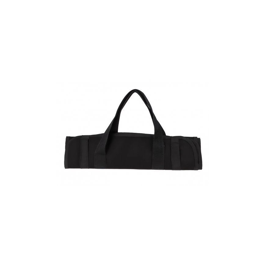 Bag for fireplace wood 100x45 cm black