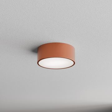 Bathroom ceiling light CLEO 1xE27/24W/230V d. 20 cm copper IP54