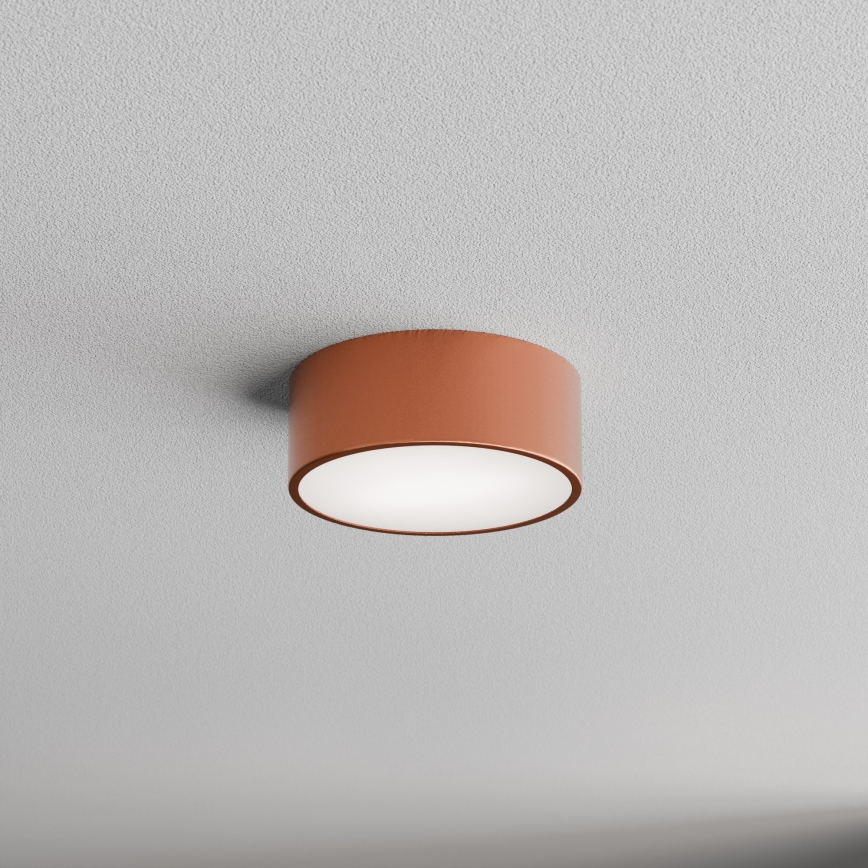 Bathroom ceiling light CLEO 1xE27/24W/230V d. 20 cm copper IP54