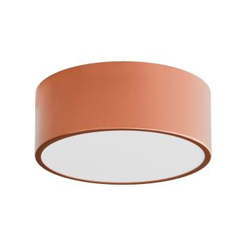 Bathroom ceiling light CLEO 1xE27/24W/230V d. 20 cm copper IP54