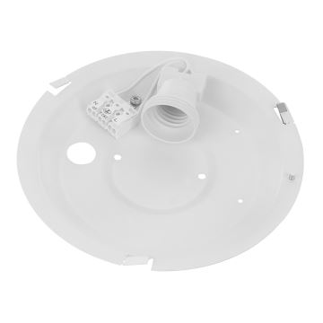 Bathroom ceiling light CLEO 1xE27/24W/230V d. 20 cm grey IP54