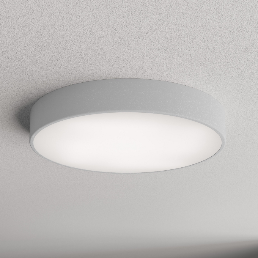 Bathroom ceiling light CLEO 4xE27/24W/230V d. 50 cm grey IP54