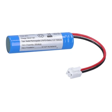 Battery for emergency light LiFePO4 3,2V 1500mAh