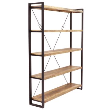 Bookcase RETRO 200x140 cm solid wood/mango tree