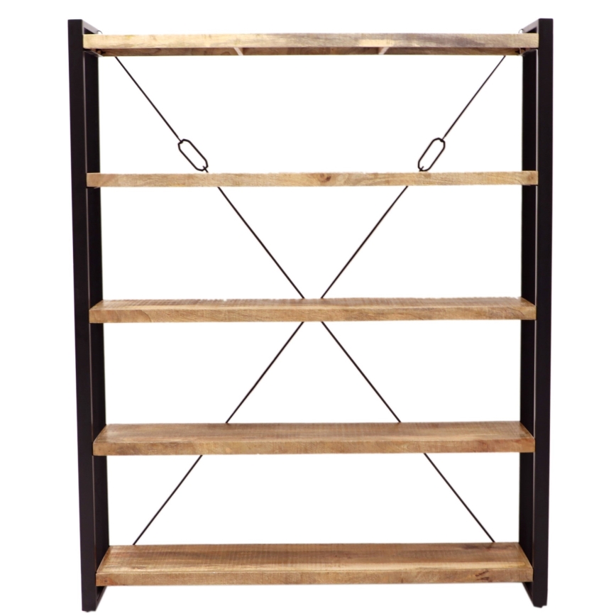 Bookcase RETRO 200x140 cm solid wood/mango tree