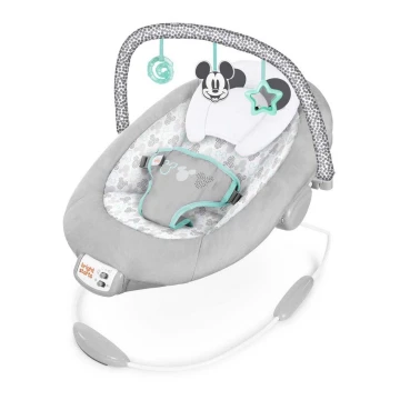 Bright Starts - Baby vibrating lounger with a melody MICKEY MOUSE