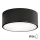 Brilagi - Bathroom ceiling light CLARE 1xE27/24W/230V d. 20 cm IP54 black