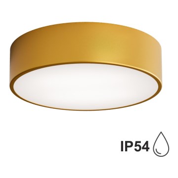 Brilagi - Bathroom ceiling light CLARE 3xE27/24W/230V d. 30 cm IP54 gold