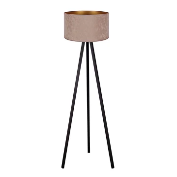 Brilagi - Floor lamp VELVET 1xE27/60W/230V wenge/beige