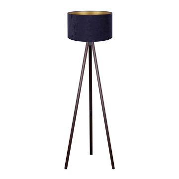 Brilagi - Floor lamp VELVET 1xE27/60W/230V wenge/blue