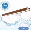 Brilagi - LED Bathroom mirror lighting WOODY MIRROR LED/12W/230V IP44 oak/white