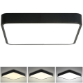 Brilagi - LED Ceiling light POOL LED/48W/230V 3000/4500/6000K 50x50 cm black