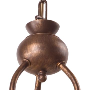 Brilagi - LED Chandelier on a chain ANTICO 3xE27/60W/230V bronze patina