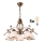 Brilagi - LED Chandelier on a chain ANTICO 5xE27/60W/230V bronze patina