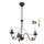 Brilagi - LED Chandelier on a chain STEFANO 3xE14/40W/230V black patina